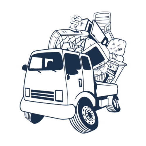 overloaded truck clipart