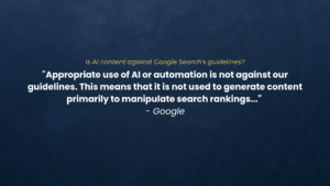 AI Content Misconceptions, SEO Challenges, and the Human Factor